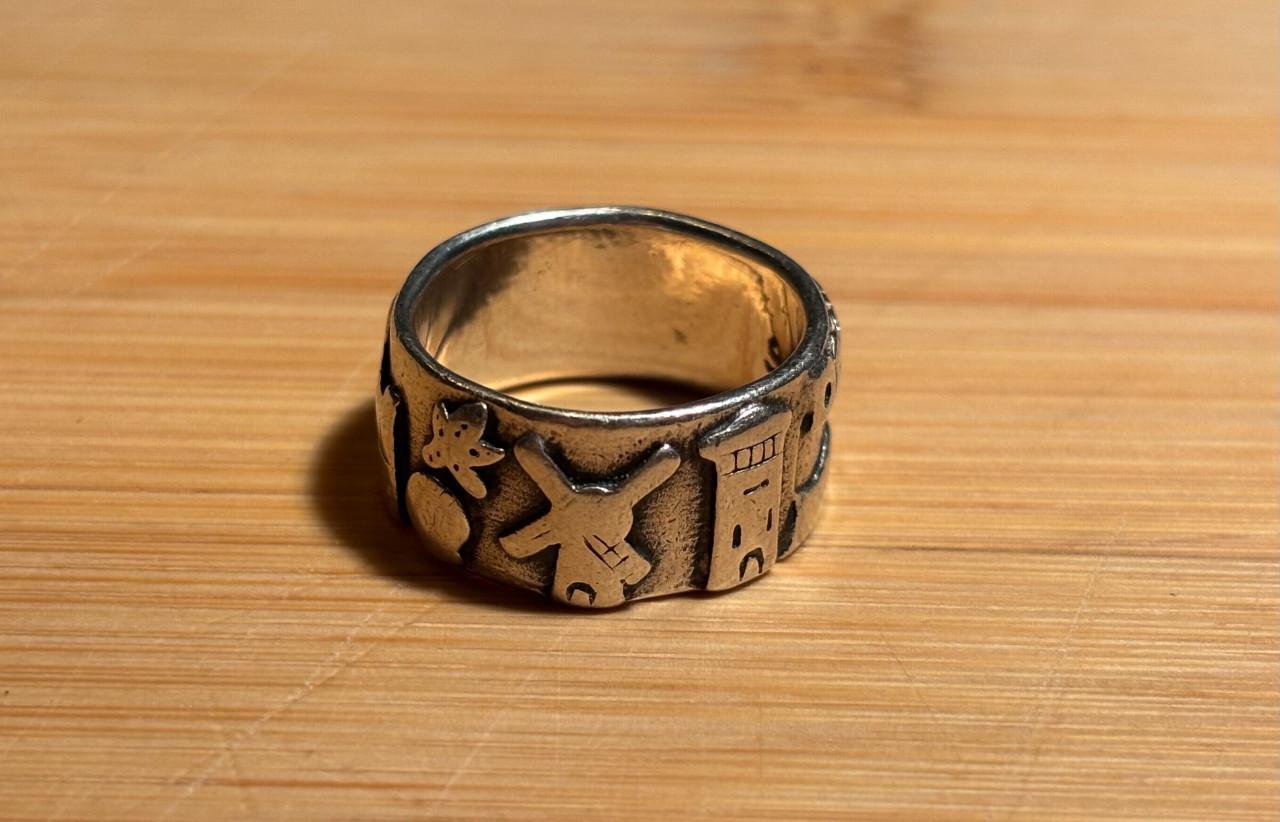 Zilveren ring Domburg
