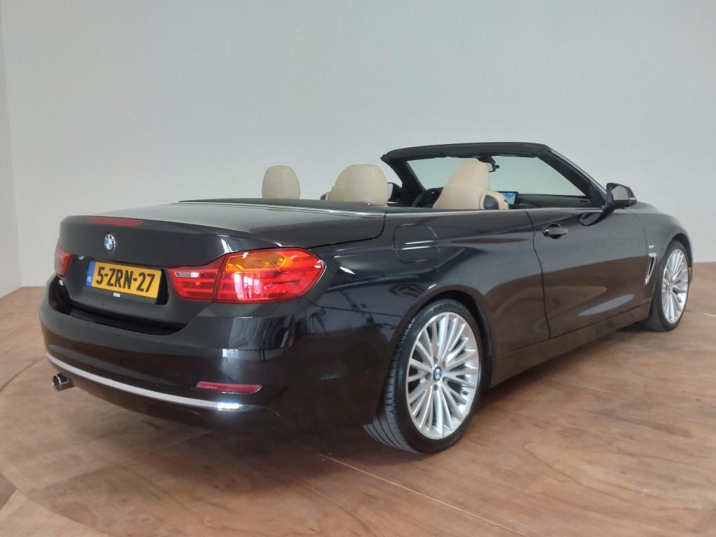 BMW 4 Serie cabrio 420i high executive | nekverwarming | trekhaak afneembaa