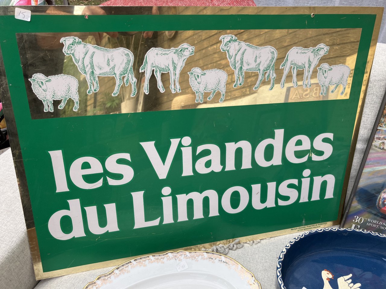 Slagerij reclamebord Limousin