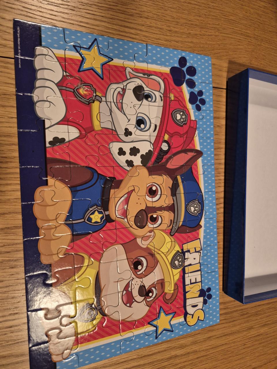 3 paw patrol puzzels