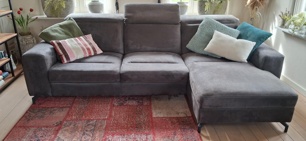 Henders en Hazel 3 zitshoekbank en kleine damesstoel