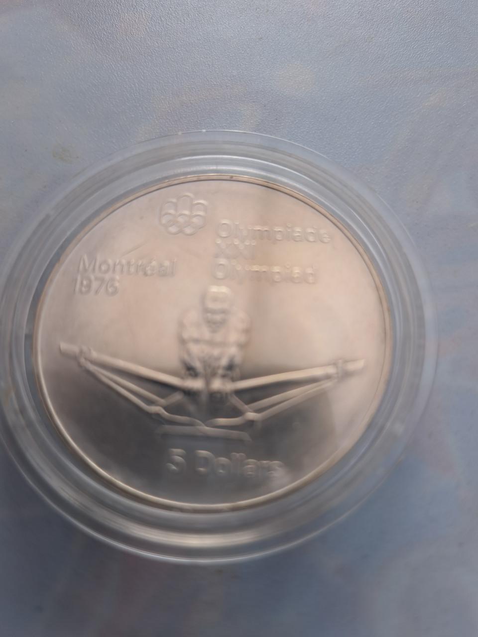 5 dollar olympise spelen sterling zilver 24.3 gram proof in capsule