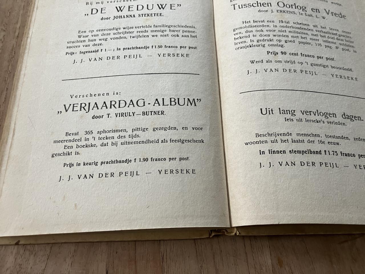 Zeldzaam Zeeuws Boekje Jillis de Schaepwachter (ca. 1920)