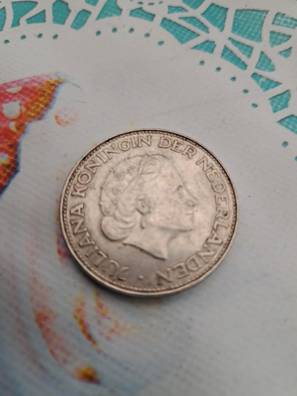 Rijksdaalder juliana 1964 zilver