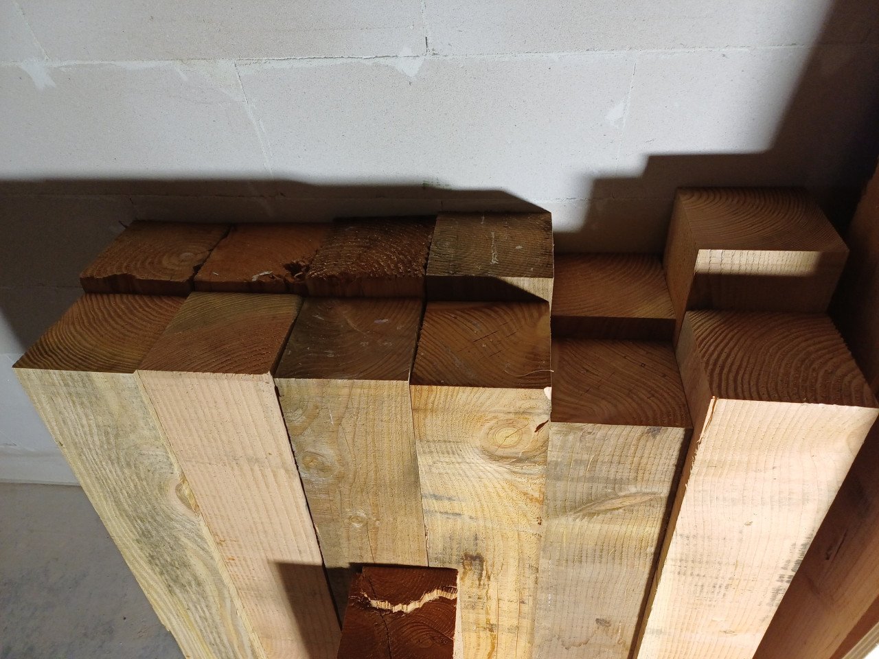 Balkjes douglas 145x145 1 m1