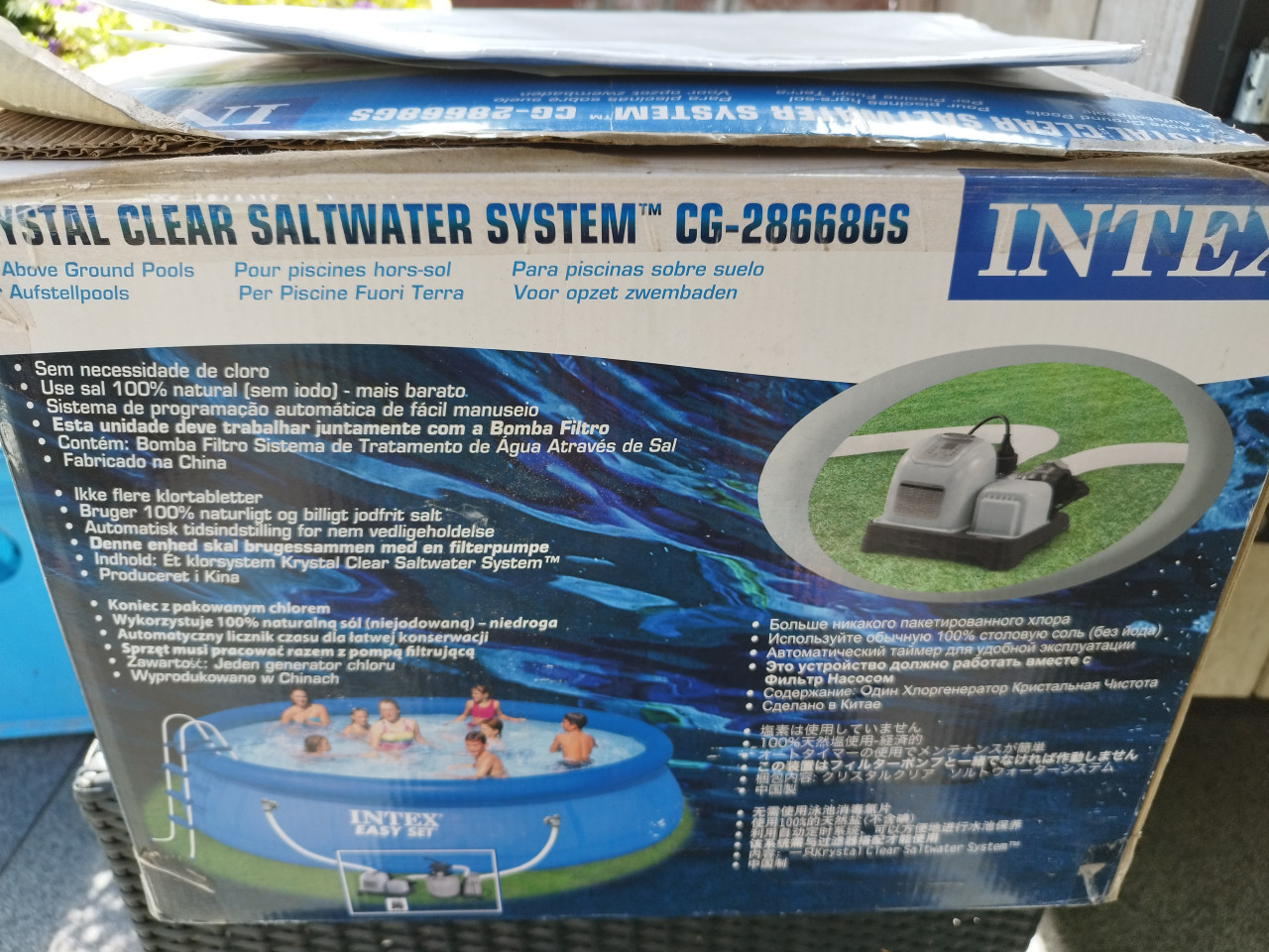 Intex Frame Pool zwembad 300x200x75cm + div. acc