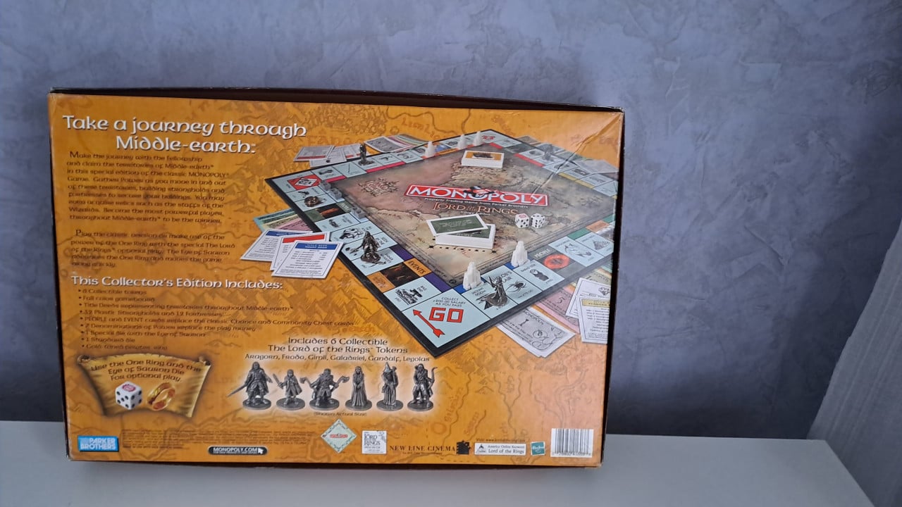 Monopoly, The lord of the Ring: Trilogy edition