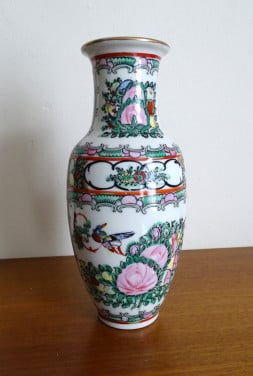 Vaasje China Famille Rose Porselein Chinees Vlinders