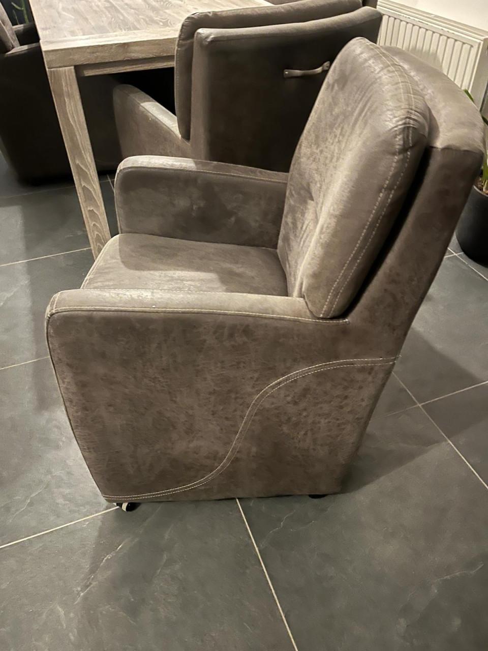 6 luxe eetkamer stoelen