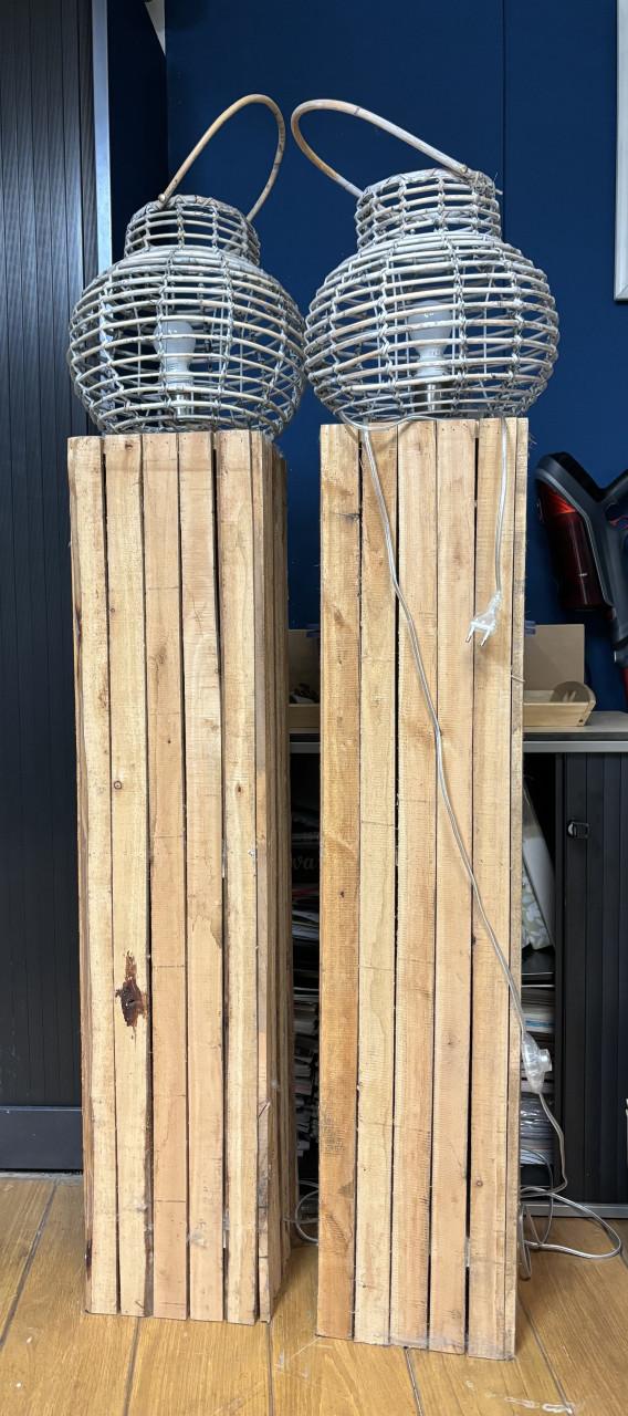 2 leuke staande lampen