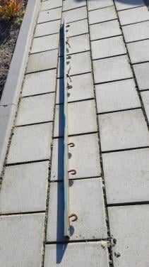 Stalen ophangbalk (wand of plafond)