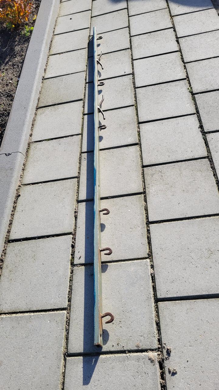 Stalen ophangbalk (wand of plafond)