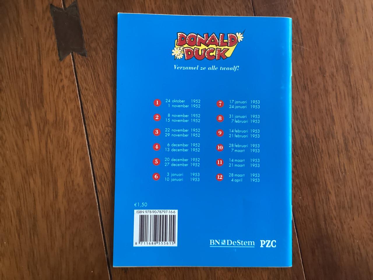 Donald Duck, avonturen van het eerste uur.   BN De Stem. PZC