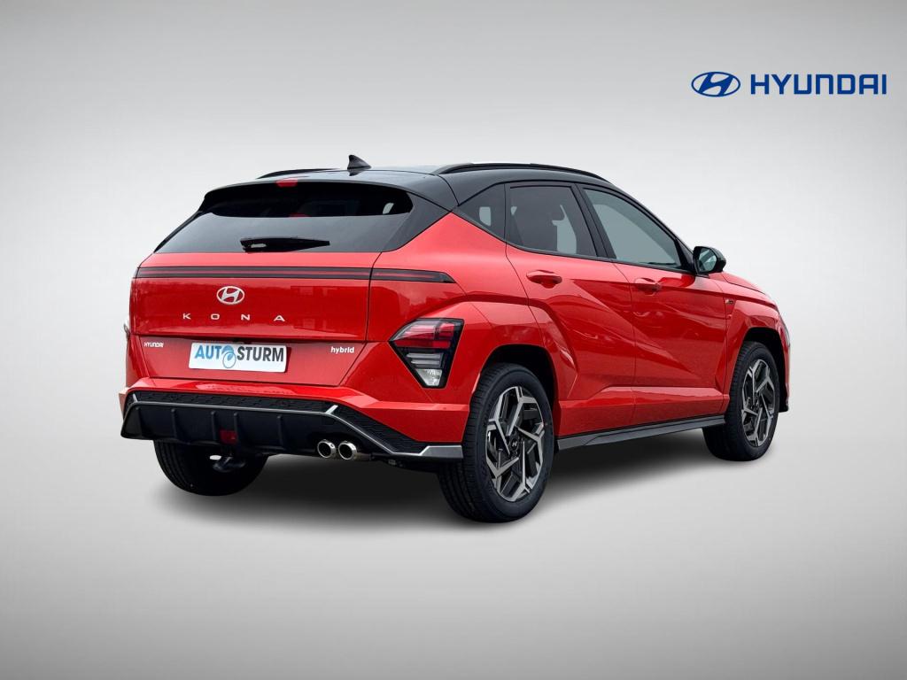 Hyundai Kona 1.6 gdi hev n line soultronic orange!