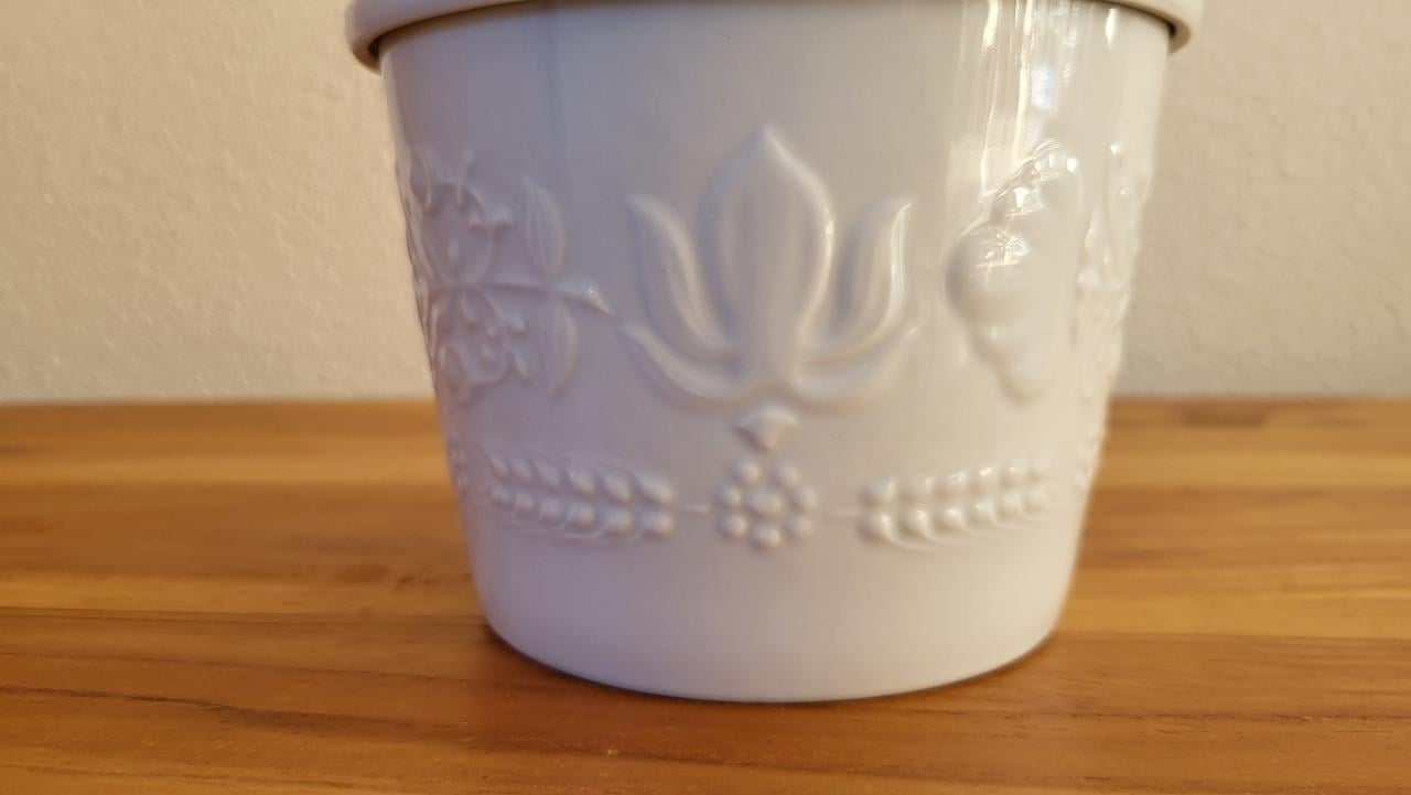 Porseleinen pot met deksel (boterpot) Seltmann Weiden voor Bona