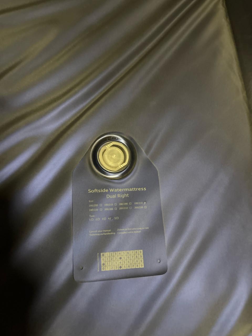 Softside waterbed 180x210