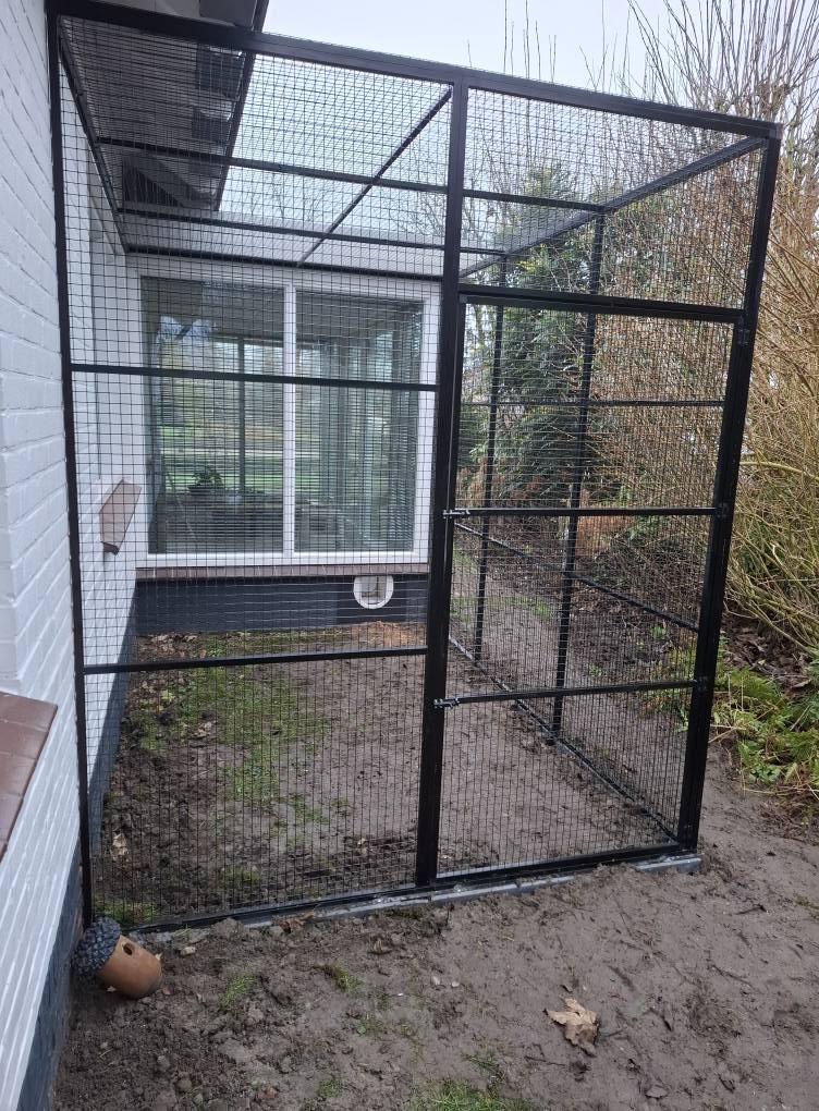 Aluminium kattenrennen/verblijven..........