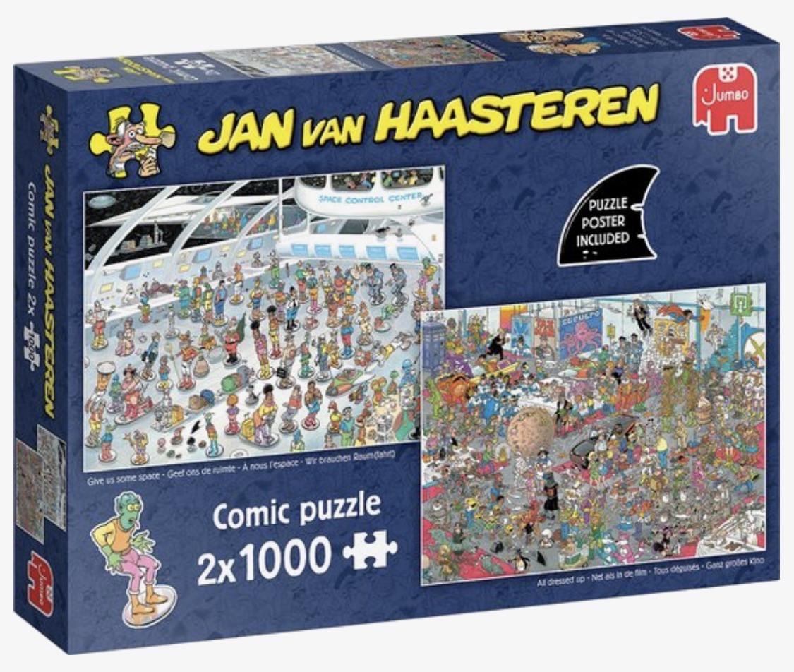 Jan van Haasteren - Geef ons de ruimte & Net als in de Film 2x1000 st