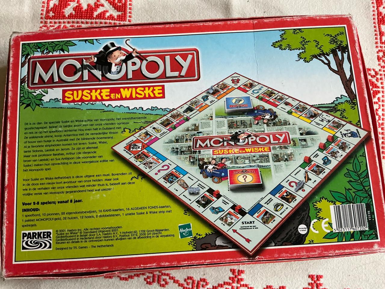 Suske & Wiske Monopoly + de kaartendans