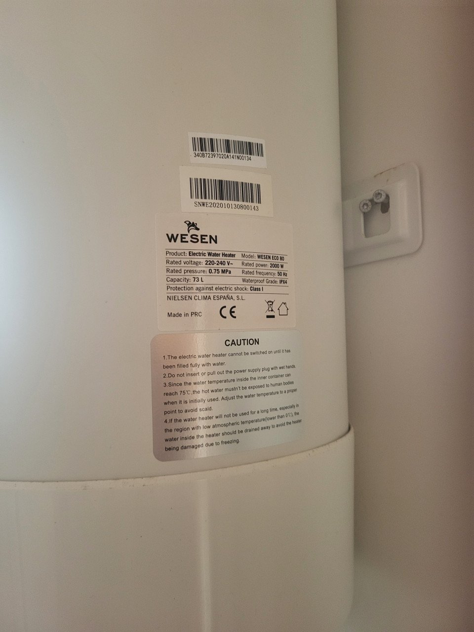 Boiler 80 l