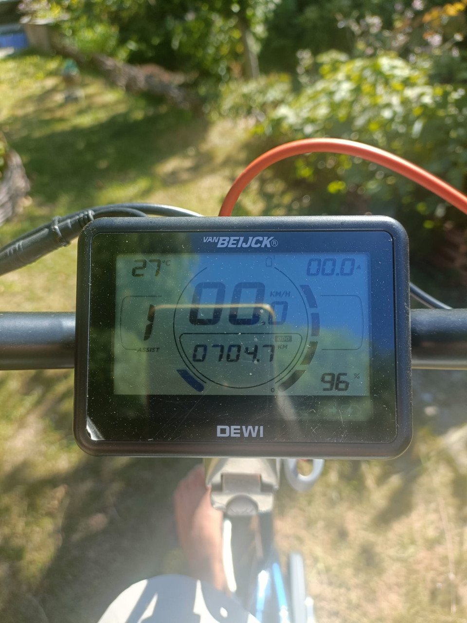 Net ingereden van raam fiets.