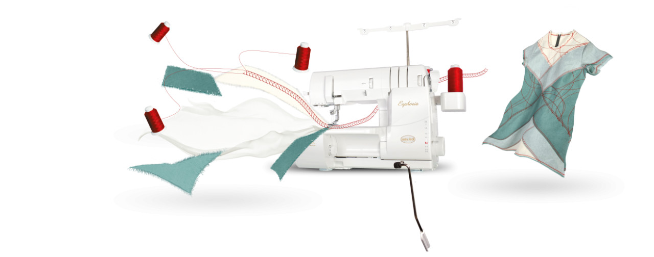 BABY LOCK EUPHORIA  de Queen onder de covermachines