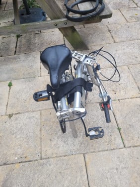 B2R Scamper vouwfiets grijs – 6 versnellingen + 2 reserve binnenbanden