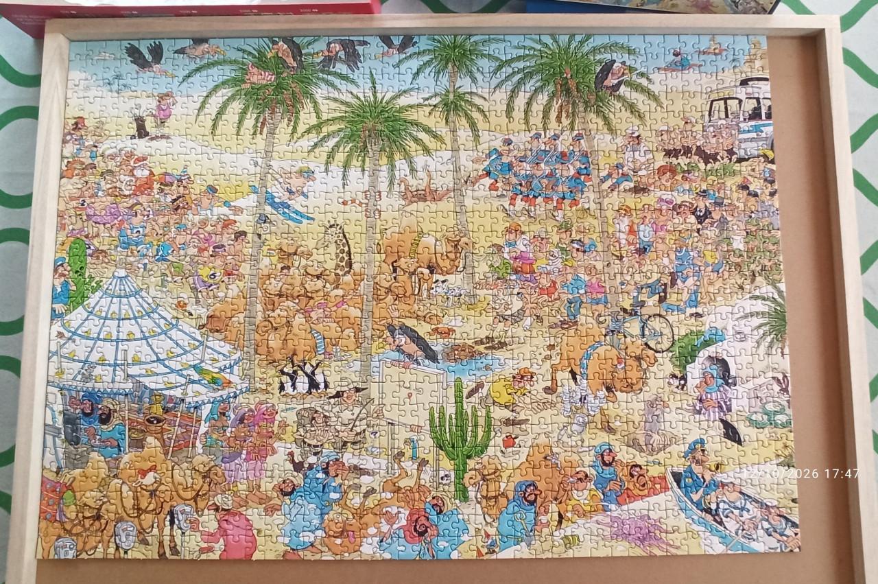 JvH puzzel "De oase" - 1000 st. zgan