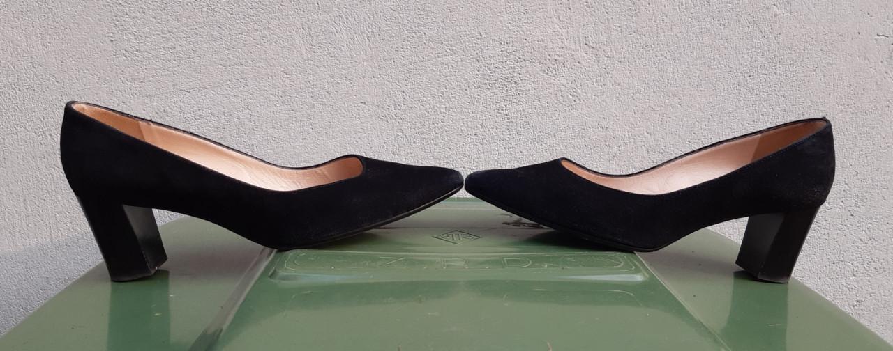 Peter Kaiser Black Pumps, Suede, maat 38, zwart