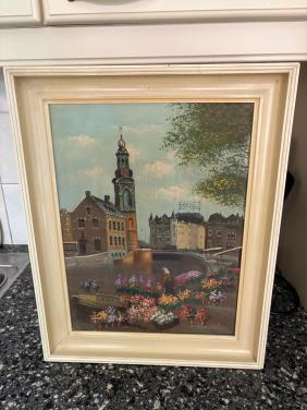 Munttoren schilderij Frank vd Pluijm