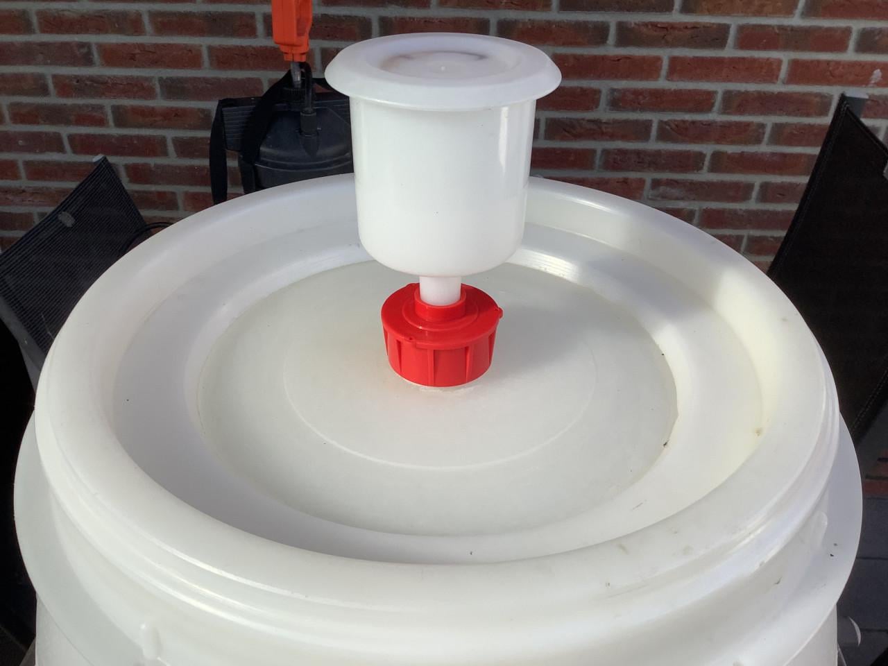 Gistvat voor wijn of bier