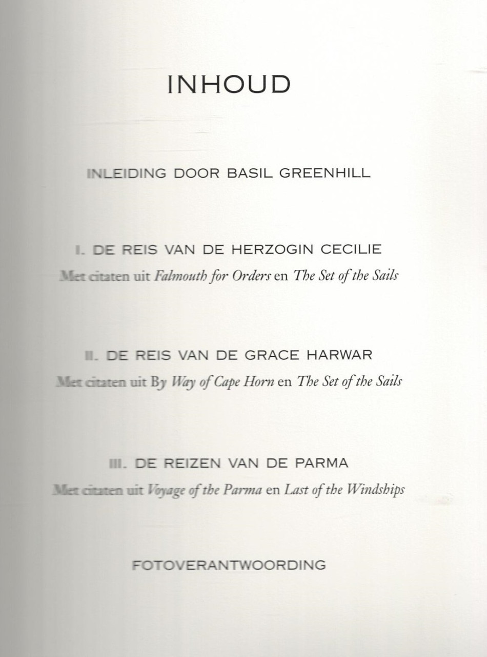 De laatste Windschepen, door Alan Villiers