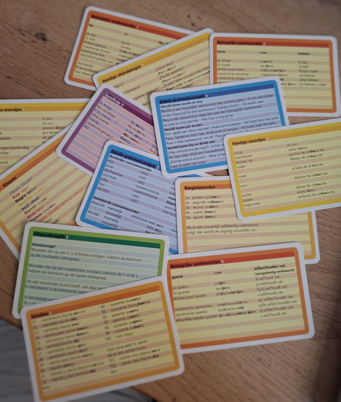 Spaans Taalkwartet, Gamesformotion, vanaf 2 spelers, 10+