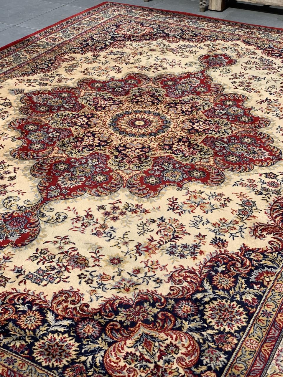 ❣️Prachtig Sfeervol Groot Vintage Vloerkleed Zuiver Scheerwol❣️