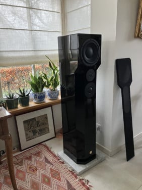 Xanadu DS-30 MK2 vintage design pianolak nieuwstaat garantie Dynaudio units