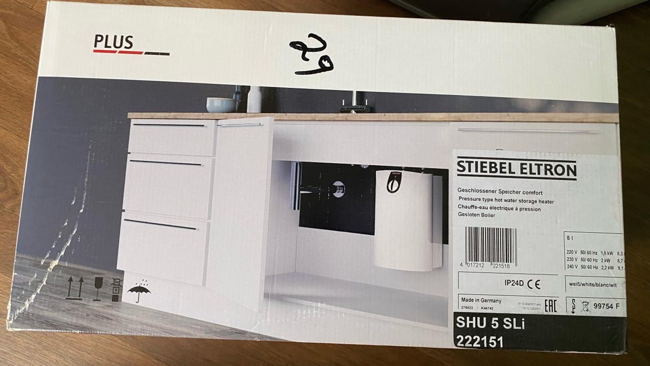 Stiebel Eltron boiler 5 liter