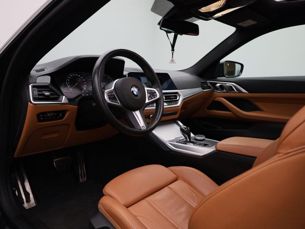 BMW 4 Serie coupé 430i high executive | m-sport | panoramadak | cognac lede