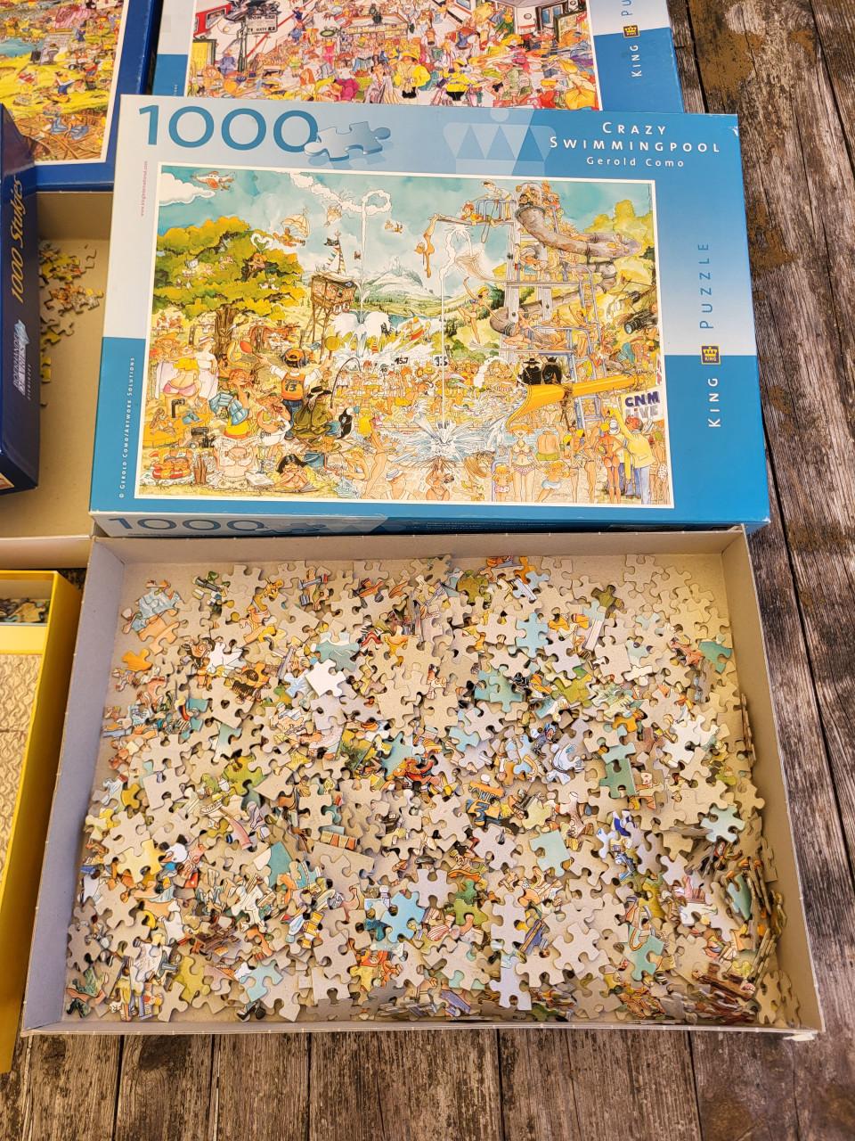 4 puzzles samen voor 7,50