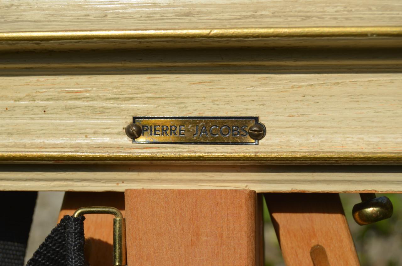 Flink schilderij Pierre Jacobs zicht op een vennetje gesigneerd