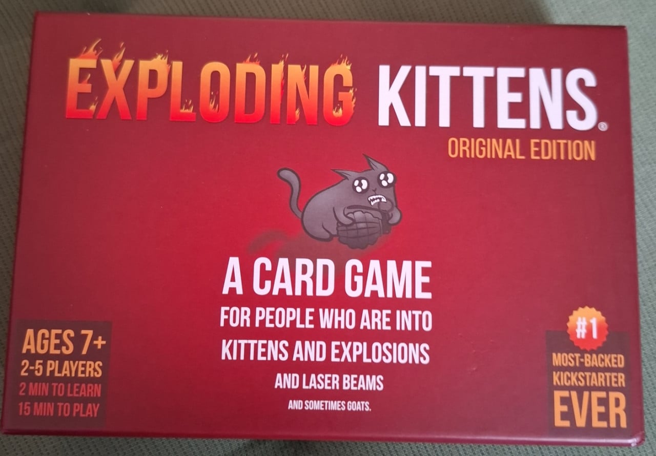 Exploding kitten kaartspel compleet met originele handleiding