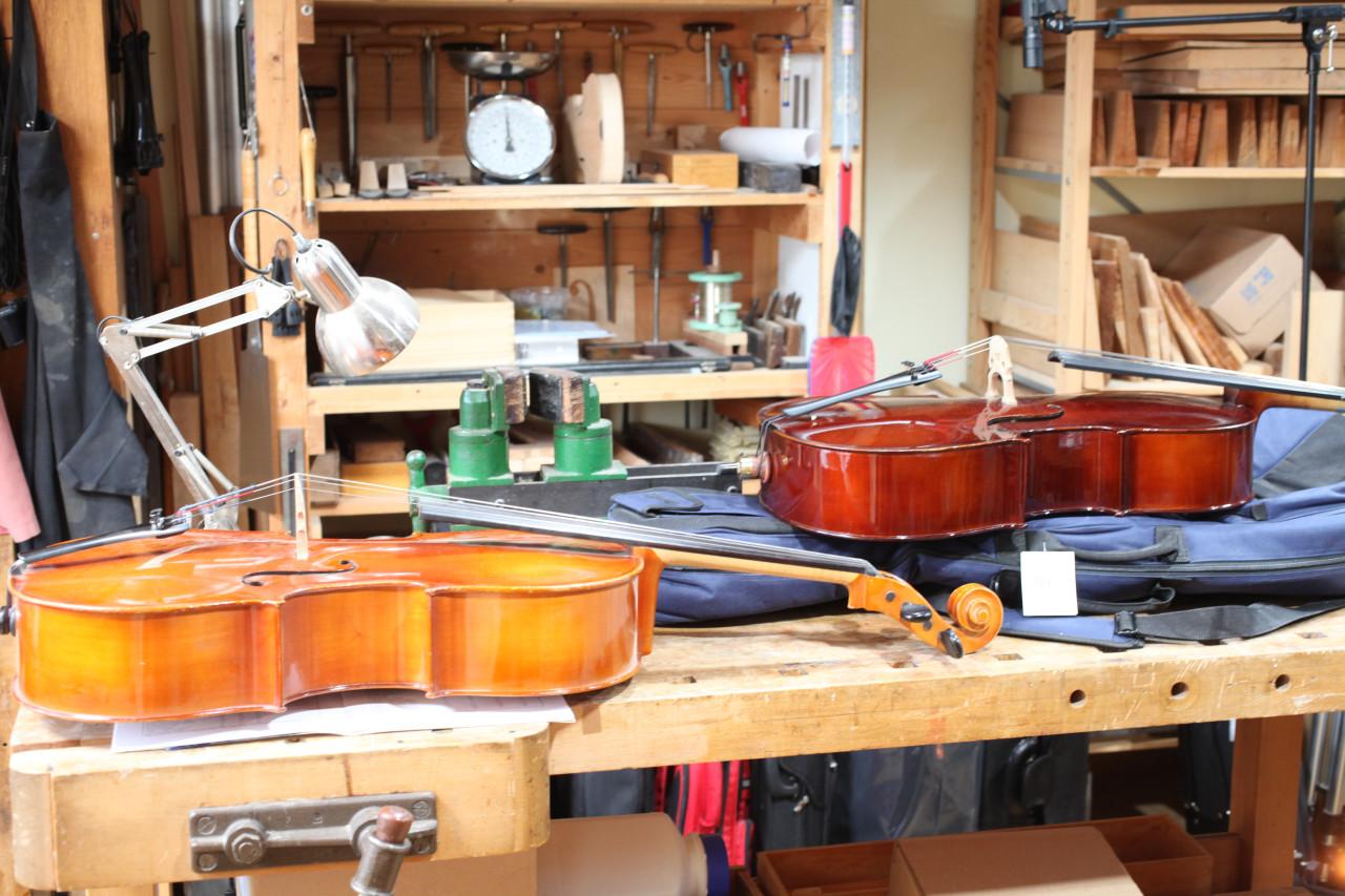 Studie cello uitverkoop 2 x 1/4 en 1 x 1/2