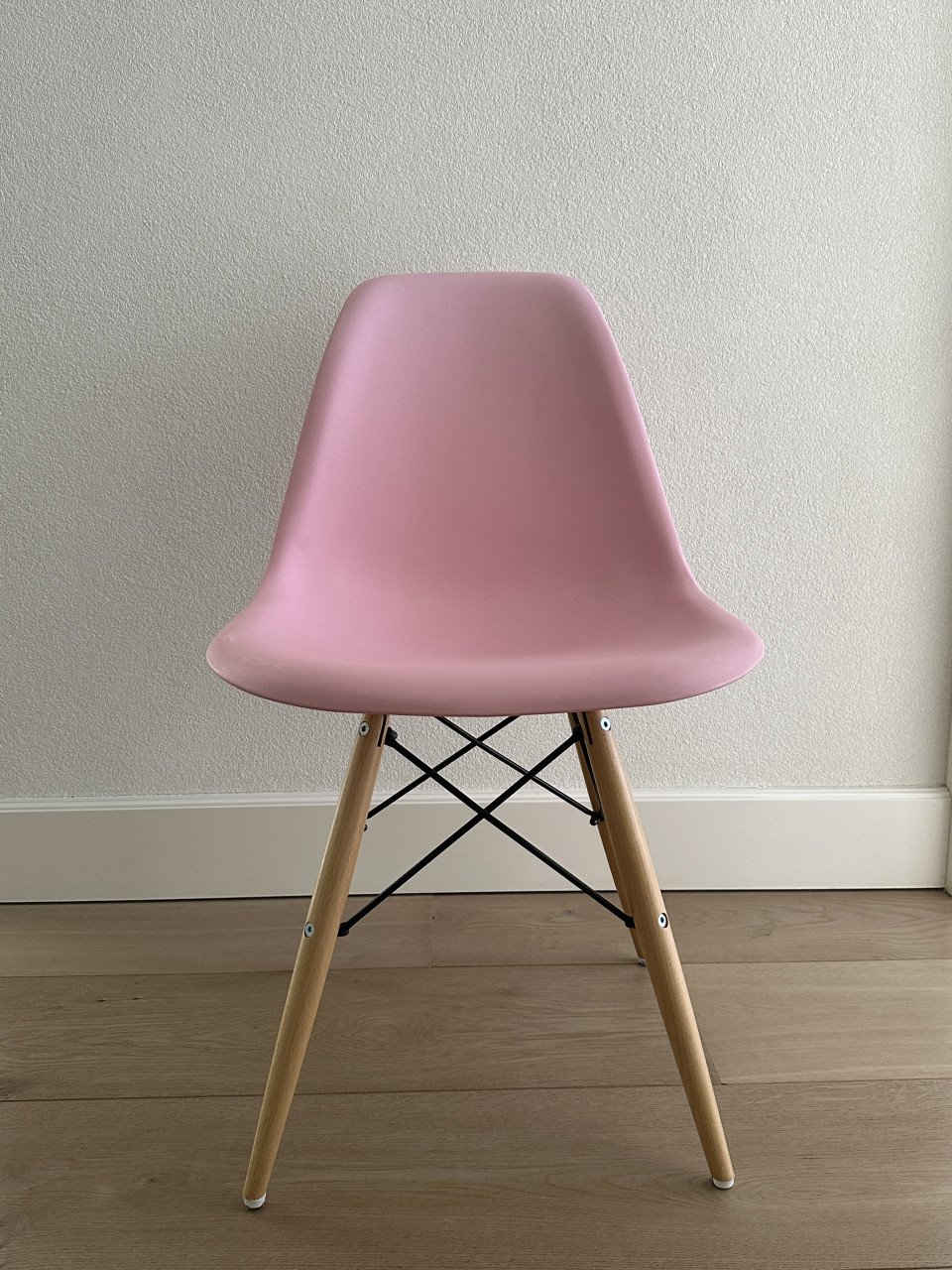 Eetkamerstoel/bureaustoel roze