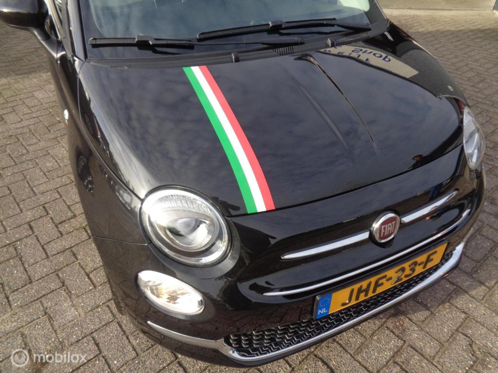 Fiat 500 1.0 hybrid lounge/big navi/carplay/dab/airco/cruise/lm velgen/1st 