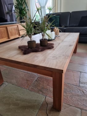 Teakhouten salontafel