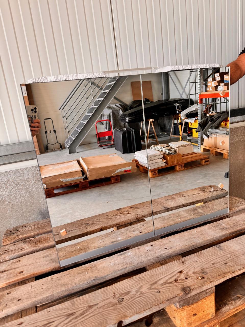 Spiegelkast Primabad SSKO 800-B antracite oak