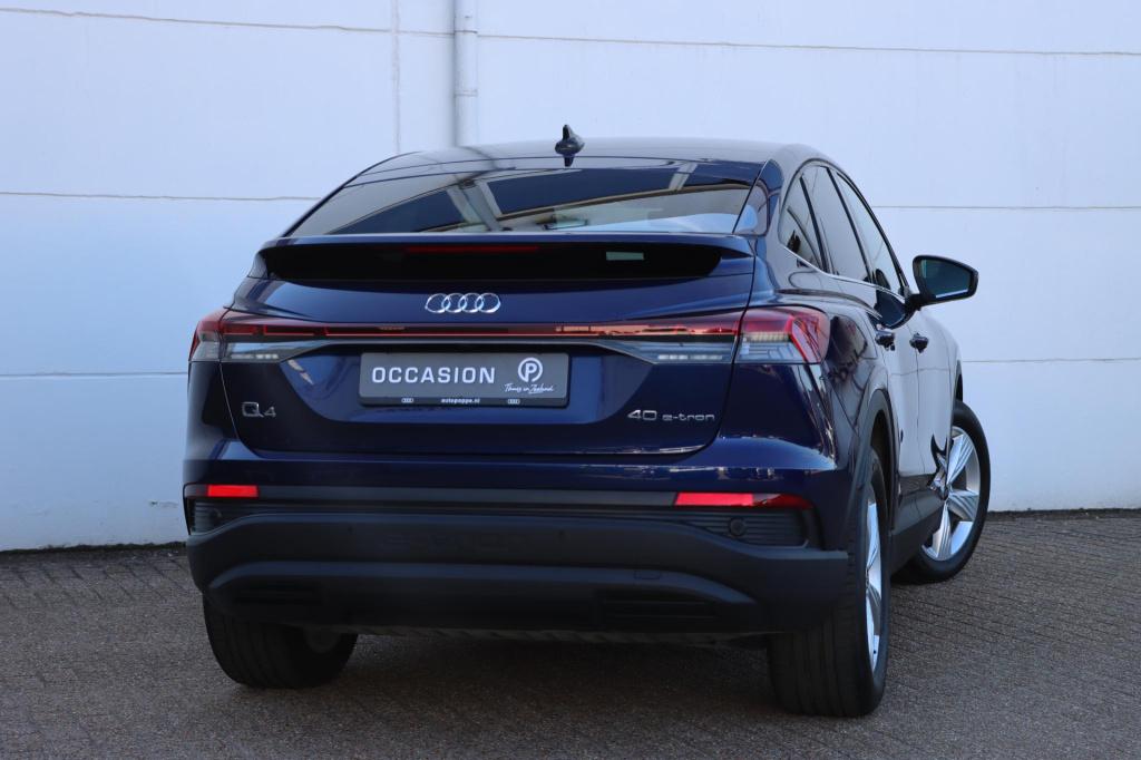 Audi Q4 Sportback E-tron 40 advanced edition 77kwh 204pk | soh 96,7 |