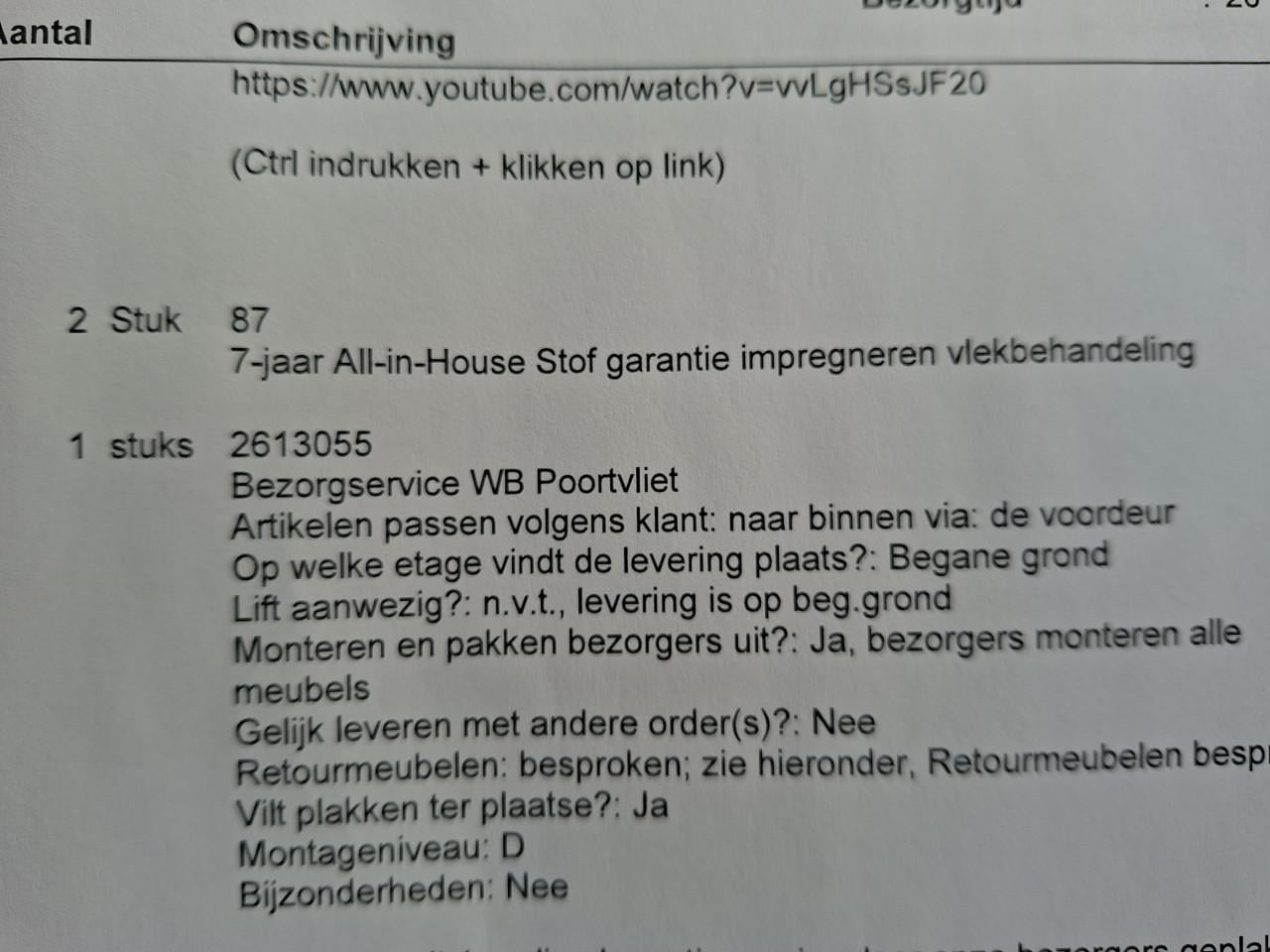 Nette comfortabele Tenso bank van Poortvliet