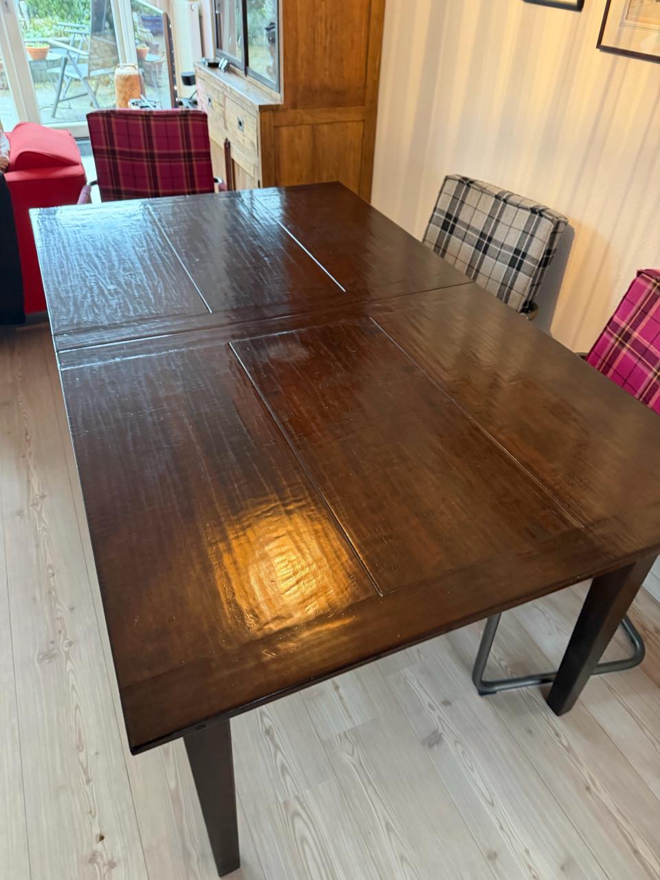 Eettafel massief kersenhout