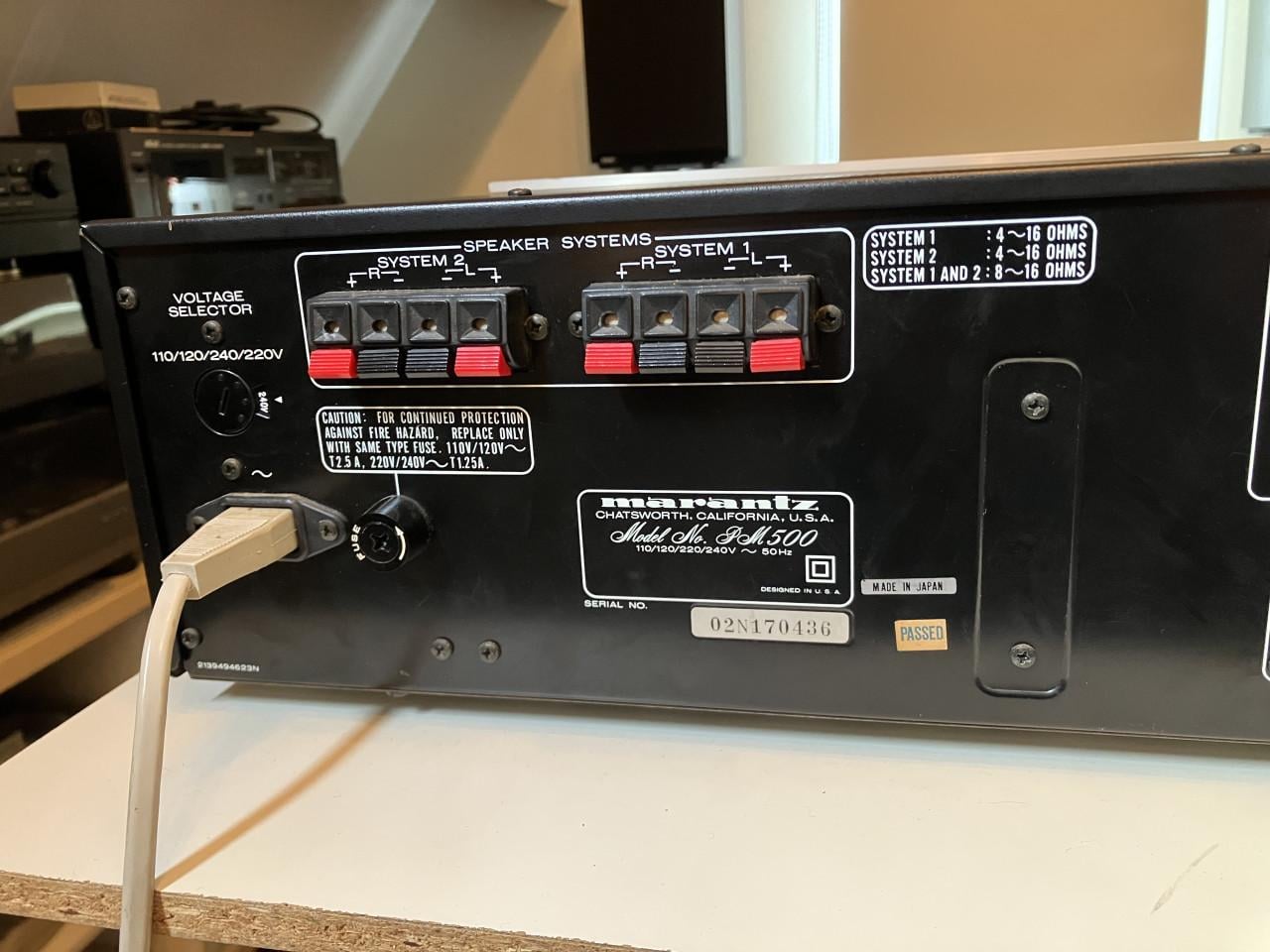 Marantz PM500 en ST400 vintage stereo set