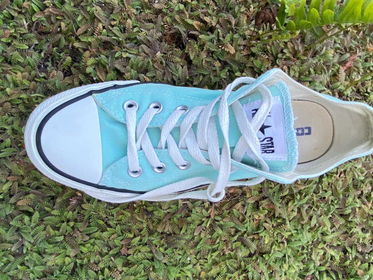 Mooie groen AllStars converse, maat 39,5